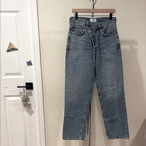Agolde Crisscross Jeans.